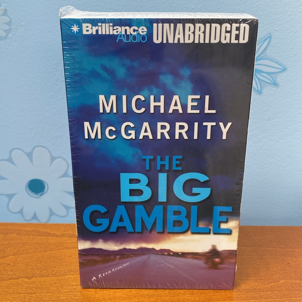Vintage 2002 "The Big Gamble" Brilliance 5 Audio Cassettes by Michael McGarrity!